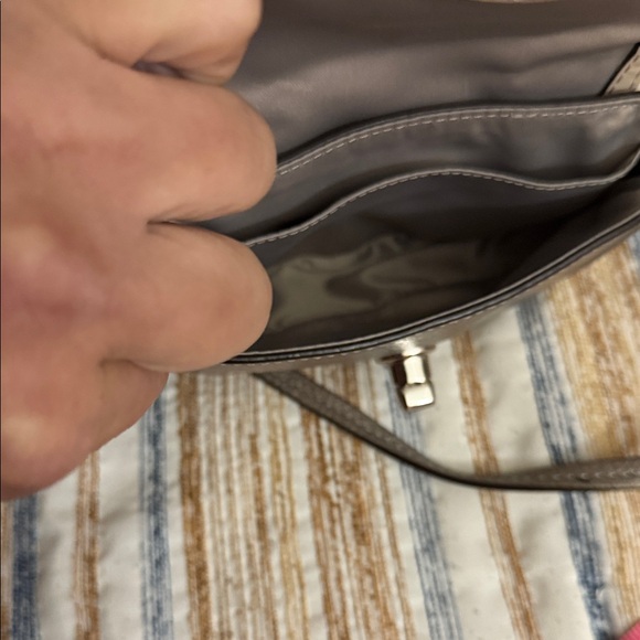 Coach Metallic Silver Crossbody Bag - Picture 12 of 13